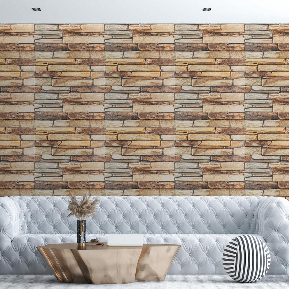 3D стенная панель Коричневый сланец Киев - изображение 4