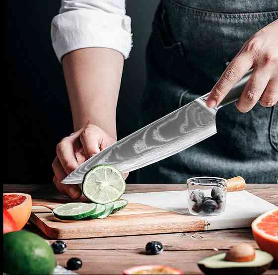 Професійний універсальний ніж 21 см із дамаської сталі GRILLI 777143 Код: 012316 Рівне