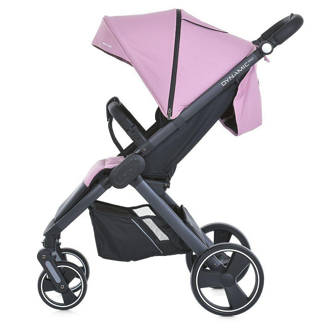 Коляска дитяча EL CAMINO DYNAMIC PRO Mauve Pink прогулянкова з чохлом та дощовиком Рожева (ME 1053-3) Чернігів - фото 6