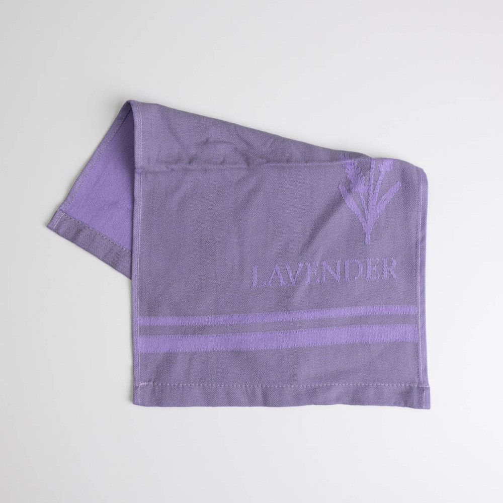 Полотенце кухонное Lavender 30x50 см пестротканое 260 г/м2 100% хлопок (Темно-лавандовый) Сумы - изображение 1