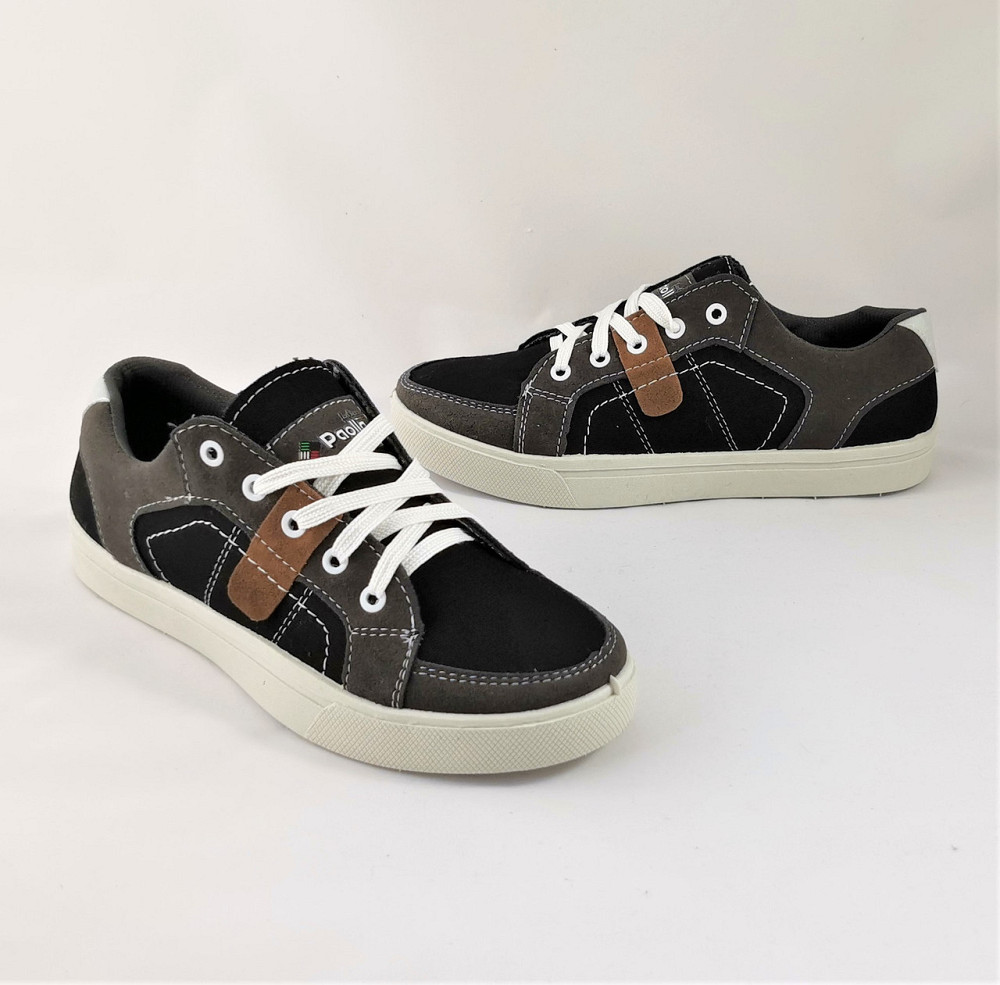 Мужские Кроссовки Кеды Мокасины Черные (размеры: 42) Днепр - изображение 2