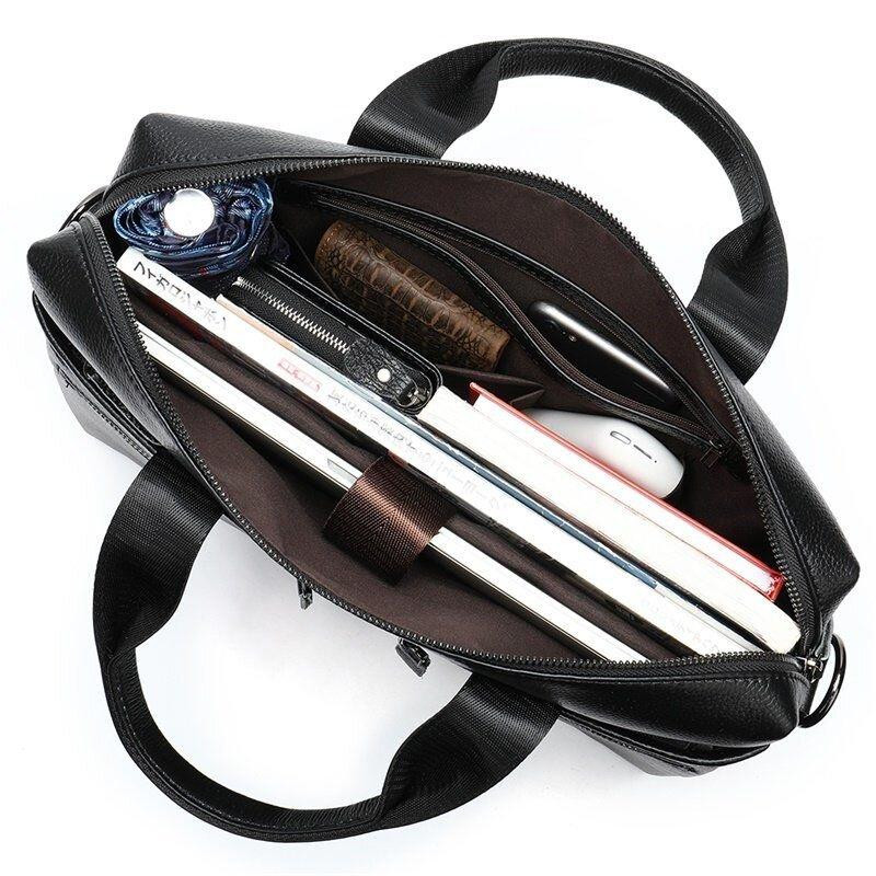 Сумка мужская Vintage 14579 Черная Киев - изображение 8