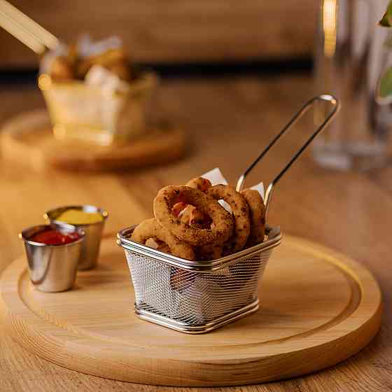 Zhongjing Корзина сервировочная для подачи фри и снеков 10.5х9х5.5 см нержавеющая сталь HP-19-3 Коломыя