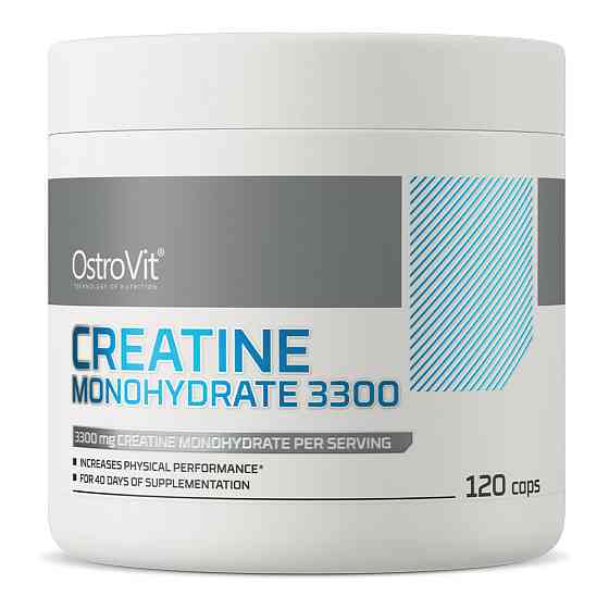 Креатин моногидрат Ostrovit Creatine Monohydrate 3300 120 caps Луцк