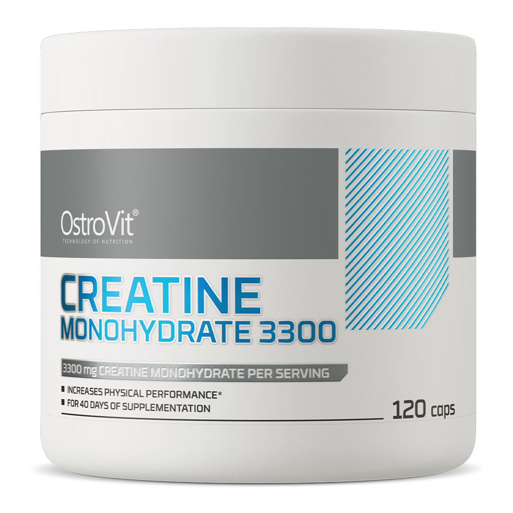 Креатин моногідрат Ostrovit Creatine Monohydrate 3300 120 caps Луцьк - фото 1