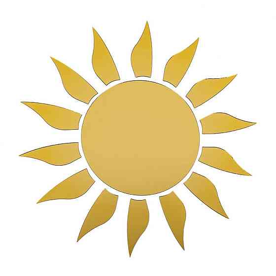 Зеркальный акриловый декор золото, 15 штук Киев