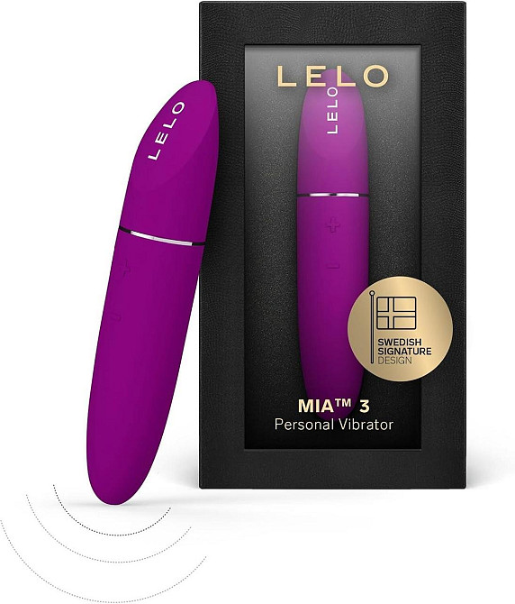 Шикарна віброкуля LELO Mia 3 Deep Rose Sex Aura Київ - фото 8