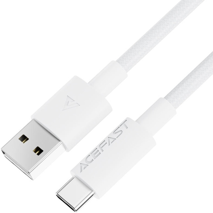 Кабель USB 2.0 AM-Type-C M, 1.2м 3A C18-04 White Acefast Вінниця - фото 1