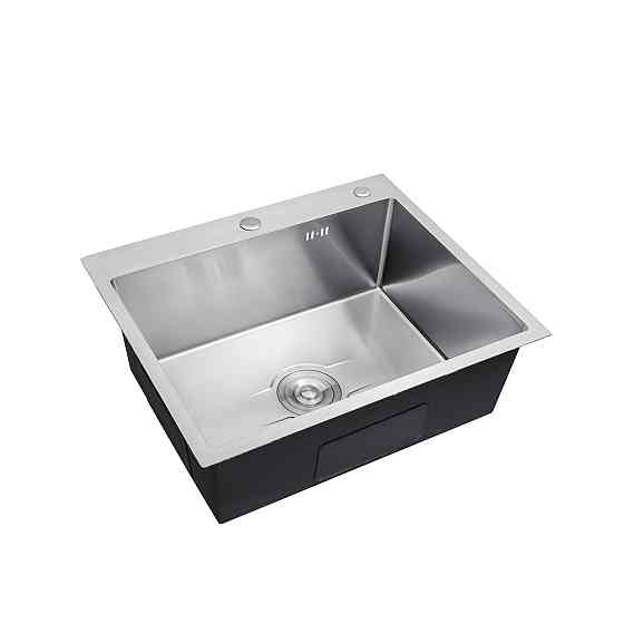 Кухонная мойка с нержавеющей стали Kroner KRP Derby - 60х50 HM Brush (2,5/0,5) Киев