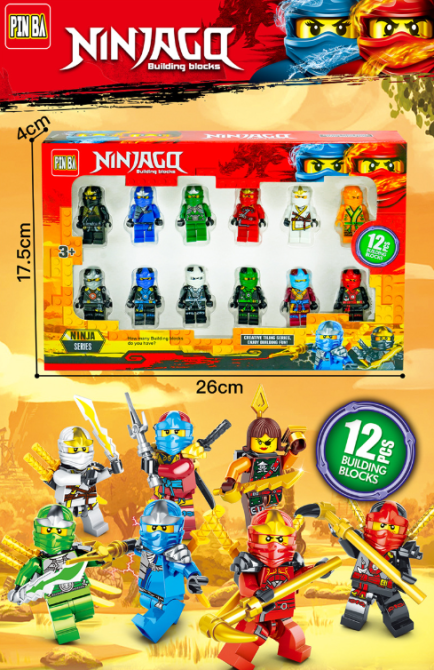 Набір фігурок лего Ніндзяго 12 шт герої, фігурки персонажі Ninjago Heroes ( 25358 ) Харків - фото 10