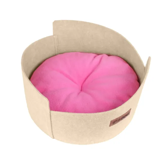 Лежанка ХайДог HiDOG Троянда для собаки або кота бежева (47 х 47 х 21 см) Київ