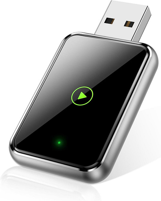 CarPlay бездротовий адаптер для iPhone, перетворення дротового карплей у бездротовий, iOS 12+, USB Type-C для айфону Київ - фото 1