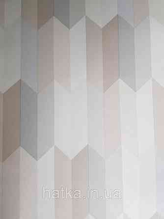 Шпалери вінілові на флізелін Petite Fleur 4 Rasch Texti 288697 на синьому тлі червоні птиці бірюзові квіти Київ