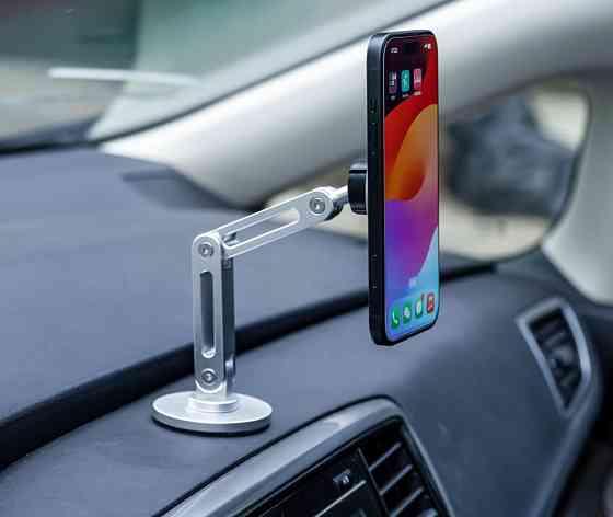 Автотримач XO C148 Universal Magnetic metal 360° rotating Holder Silver (7109739) Киев