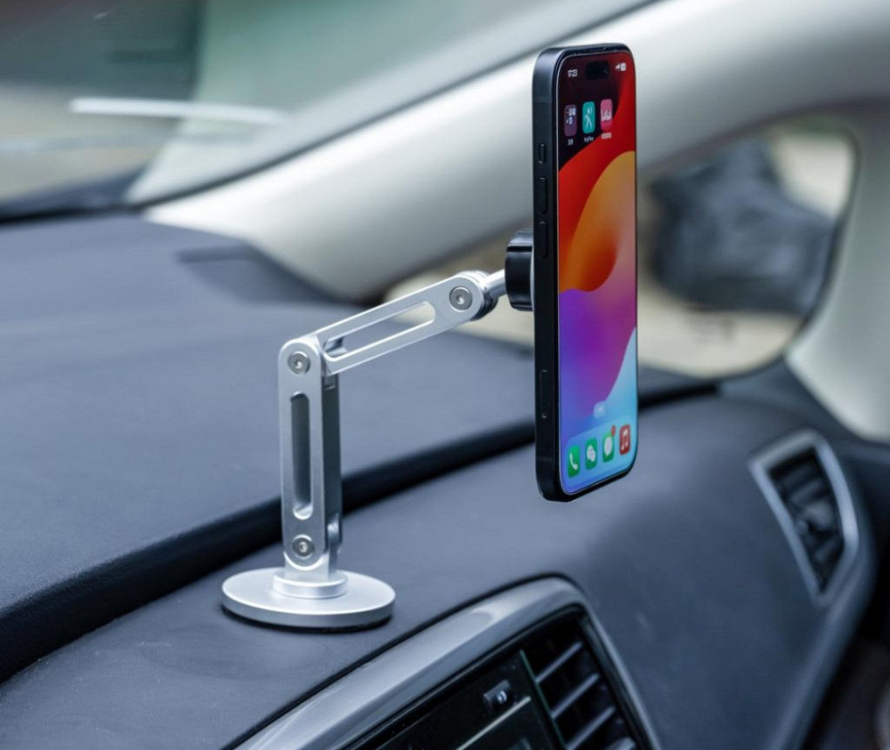 Автотримач XO C148 Universal Magnetic metal 360° rotating Holder Silver (7109739) Київ - фото 4