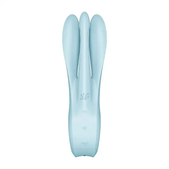 Клиторальный вибратор Satisfyer Threesome 1 Light Blue с тремя гибкими пальчиками Львов