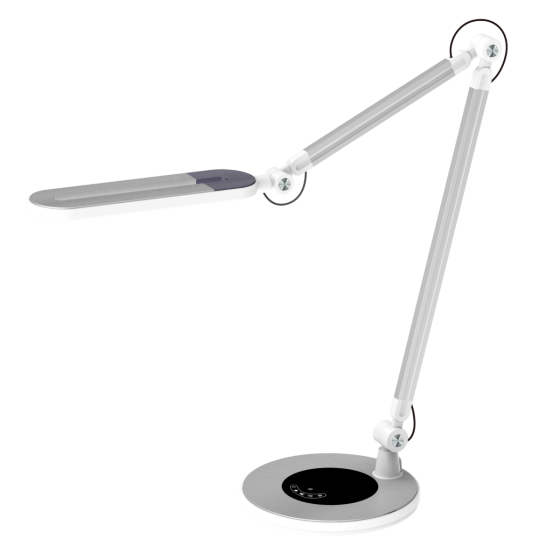 SIRIUS Лампа настільна світлодіодна гнучка Sirius BL-1221 срібна Коломия