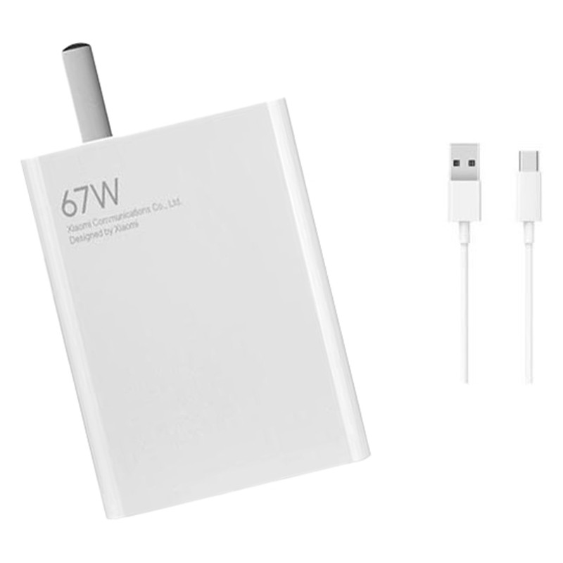 Мережевий зарядний пристрій Xiaomi Mi 67W для Xiaomi 11 Pro і Xiaomi 11 (Біле) Николаев - изображение 1