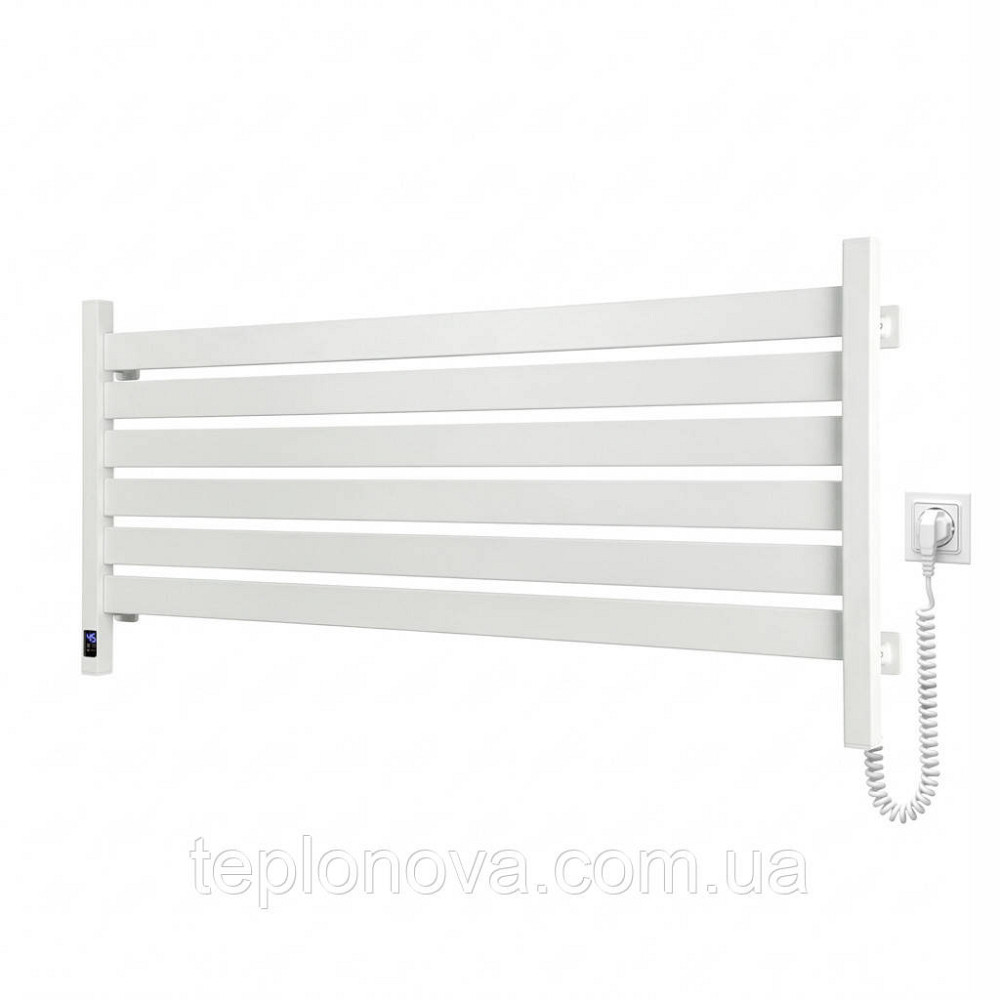 Електрична сушарка для рушників NAVIN Largo 1100х500 Sensor з Wi-Fi, широкий правосторонній, білий оксамит Чернівці - фото 2