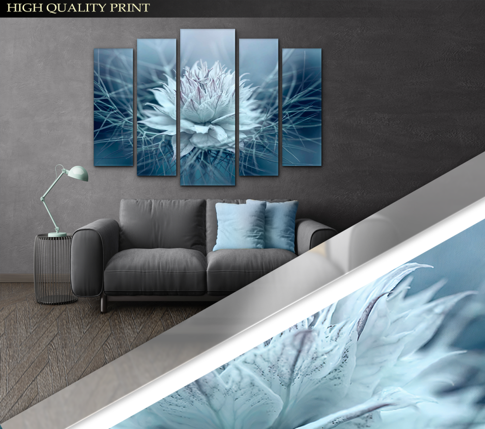 Модульна картина Абстракція Квітка Art-256_5 ( 80х118см ) Київ - фото 3