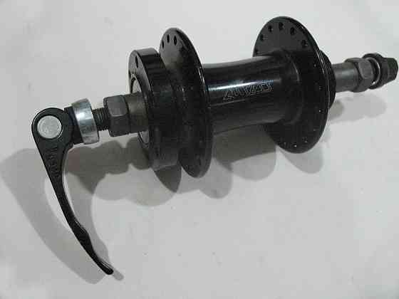 Втулка заднего колеса велосипеда (алюминий) (36 спиц, под диск, трещотка, эксцентрик черная) KL Мукачево