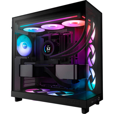 Кулер для корпуса NZXT F360 RGB Core Fan (Single Frame) - Black (RF-U36HF-B1) Винница - изображение 12