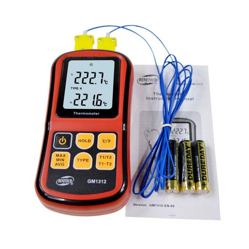 Термометр цифровой двухканальный -250-1767°C BENETECH GM1312 Одесса - изображение 5
