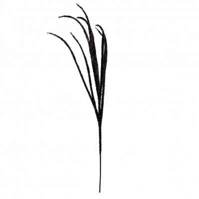 Декоративна гілка YES! Fun Очерет 99 см, чорна, глітер (974314) Вінниця