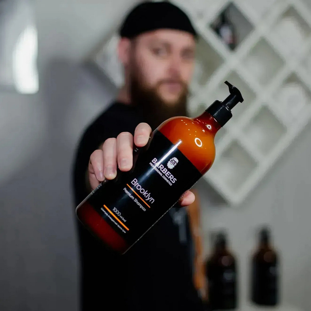 Шампунь для мужчин против перхоти Barbers Brooklyn 1000 мл Киев - изображение 9