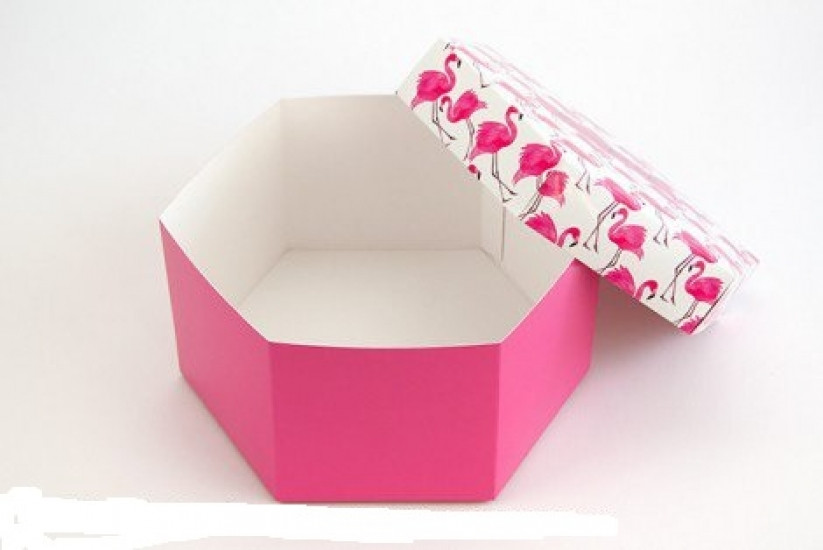 Подарункова коробка Шестигранне Життя прекрасне 20*10см Вінниця - фото 2