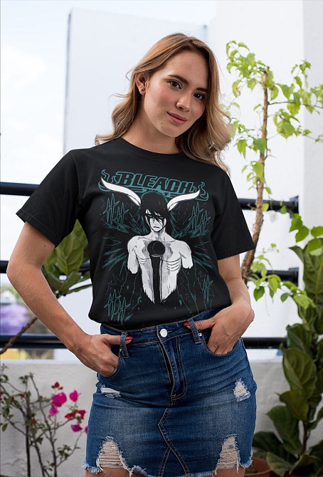 Футболка аниме Блич оверсайз (S/M/L) Черний AnimeJ0309 Днепр - изображение 1