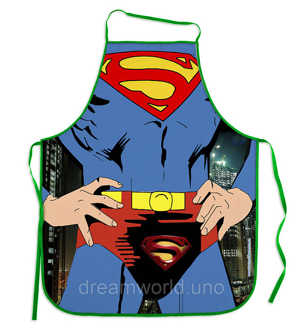 Прикольные фартуки Супермен мультяшный Харьков - изображение 1