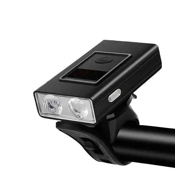 Фонарь велосипедный передний алюминиевый AU225 600LM, 2xT6, аккумулятор 1800mAh, USB Бровары