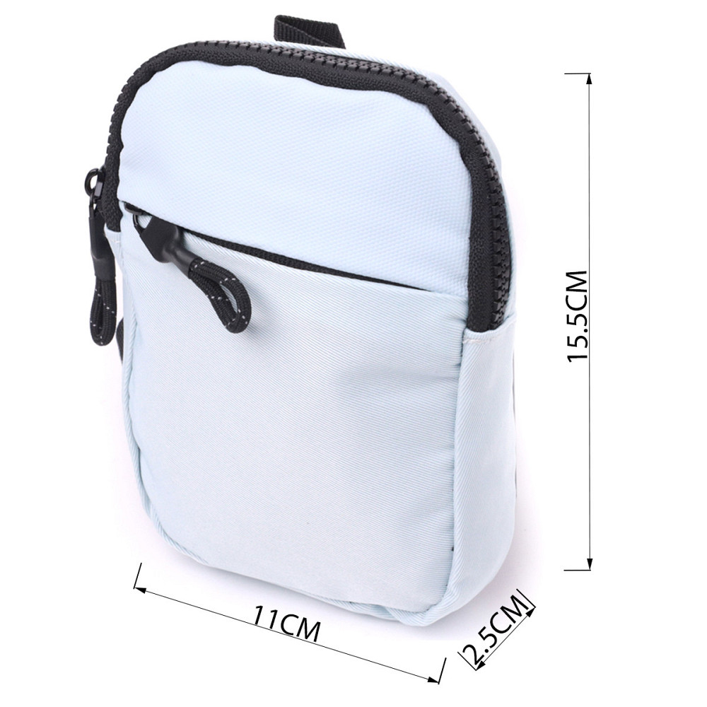 Практичная слинг сумка для путешествий из качественного текстиля Vintage 22868 Голубой Киев - изображение 3