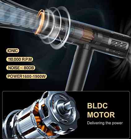 Професійний Фен VGR V-427 Київ