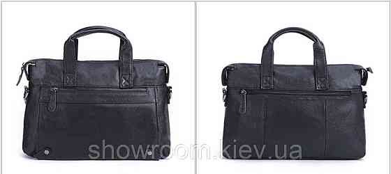 Чоловіча шкіряна горизонтальна сумка Leather Collection (9947) Київ