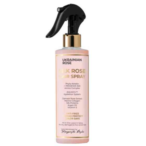 Спрей-кондиционер для волос с фито-кератином и аминокислотами Silk Rose Hair Spray Ukrainian Rose 250 мл Киев