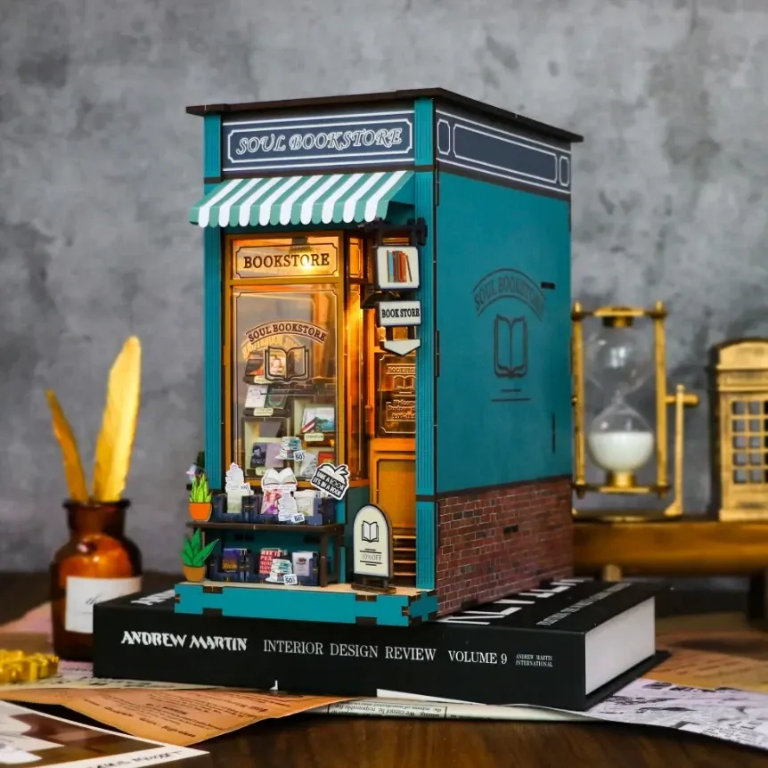 3D Румбокс DIY «Soul Bookstore» Книжкова крамниця M2314 Київ - фото 2