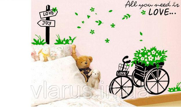 Вінілова наклейка на стіну Прованс Київ - фото 5