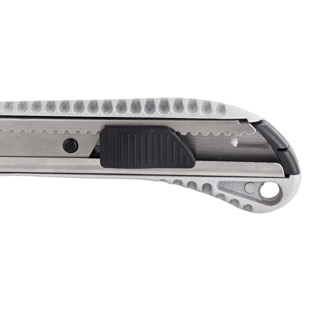 Ніж сегментний лезо 18 мм корпус металевий автоматичний замок GRAD (8215265) Київ - фото 7