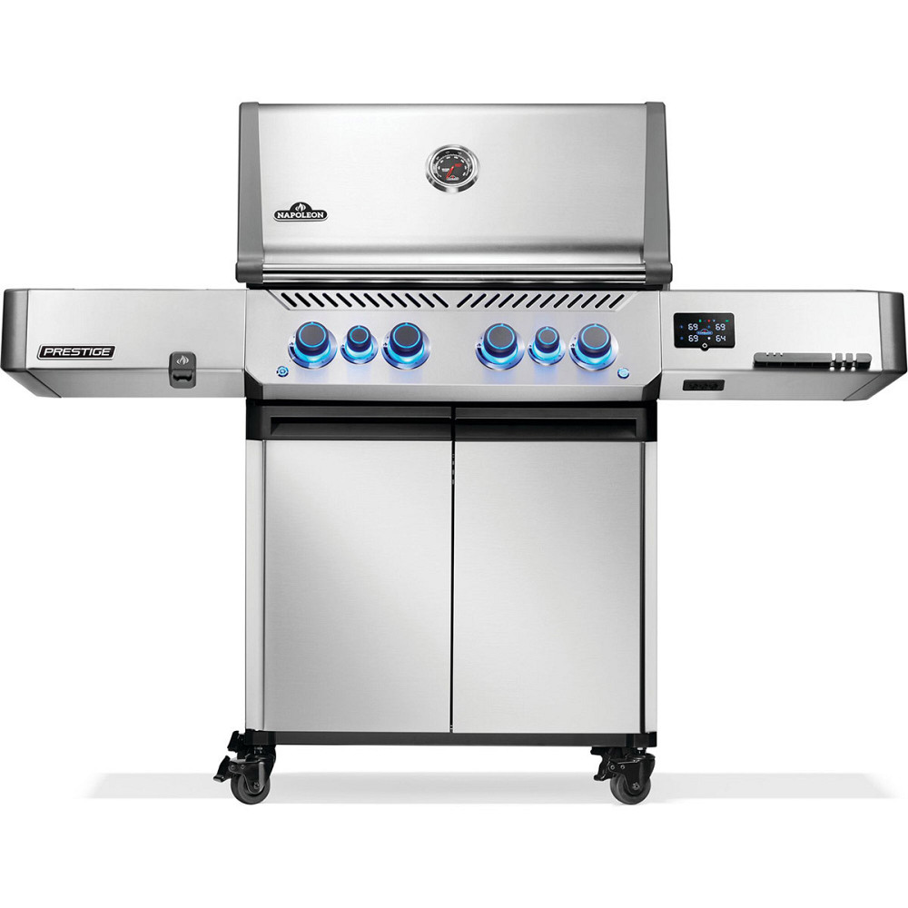 Газовый гриль Napoleon Prestige P 500 Connected с боковой конфоркой Sizzle Zone и вертилём (69212) нерж сталь P500VXRSIBPS Код: Ровно - изображение 1