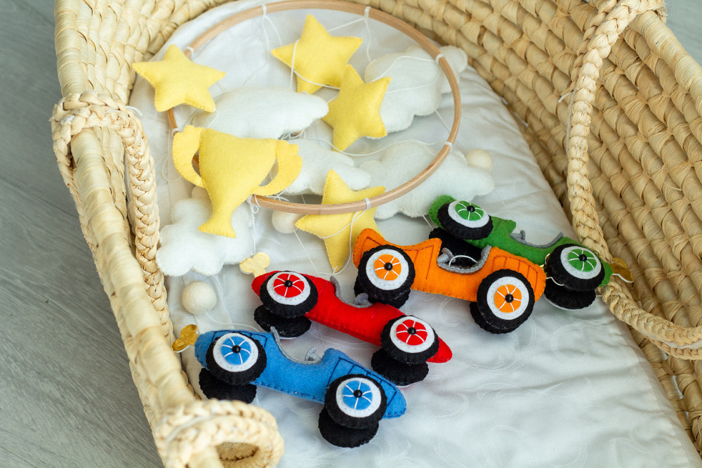 Музичний мобіль WoollyFox «Круті тачки» з 35 мелодіями Київ - фото 5