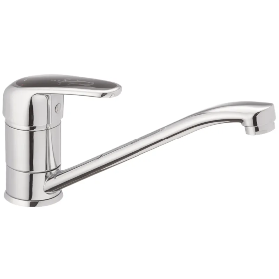 Кухонный смеситель Haiba Magic 555 с черной ручкой HB0667 Харьков