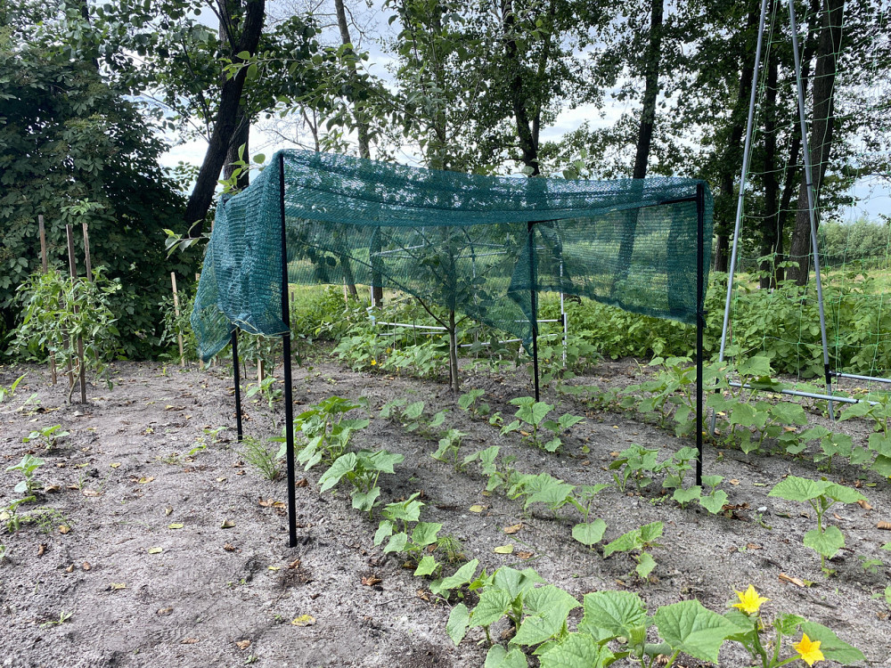 Подвійна опора сітки для рослин Botanic  Crona 1м. Модульний каркас захисту рослин від сонця H=1m Бориспіль - фото 7