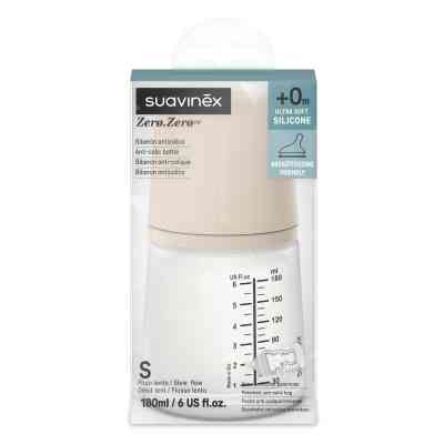 Пляшечка для годування Suavinex Zero. Zero Beige 180 мл, повільний потік (308413) Вінниця