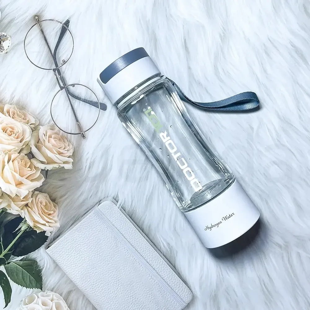 Генератор водородной воды Hanka на 380 мл с ингалятором и DuPont американской мембраной белый Днепр - изображение 3