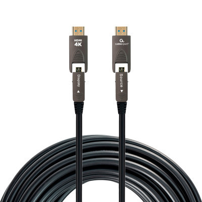Кабель мультимедийный HDMI M to HDMI M 20.0m V2.0 4K60Hz A/D to A/D AOC Cablexpert (CCAP-HDMIDD-AOC-20M) Винница - изображение 2