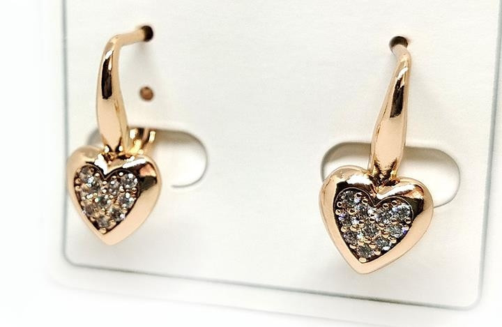 Серьги женские медицинская сталь Сердце Киев - изображение 1