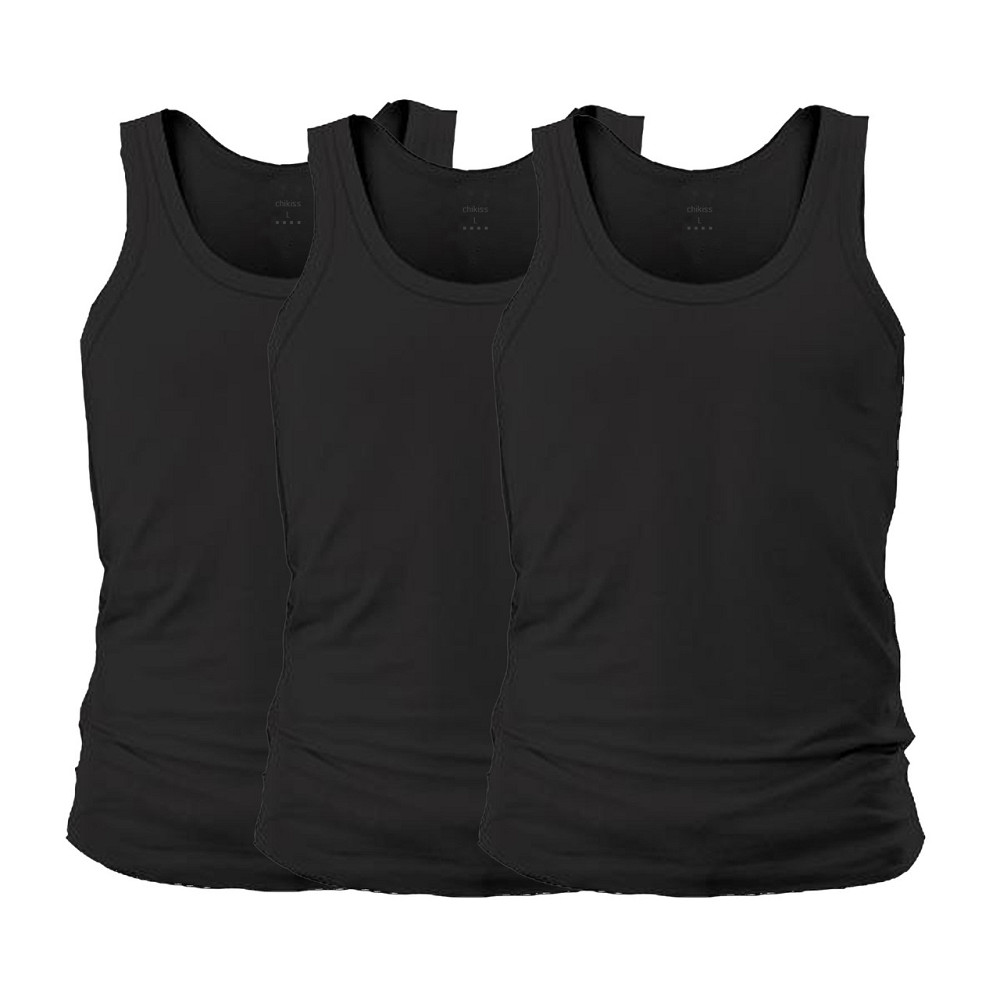 Набор мужских маек из хлопка Lans L 11.005 Черный, L Киев - изображение 1