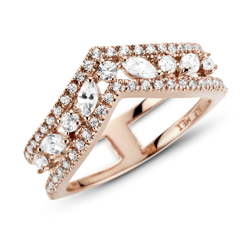 Срібна каблучка   "Сяюча Маркіза" 189095C01 MasterSem Київ - фото 3